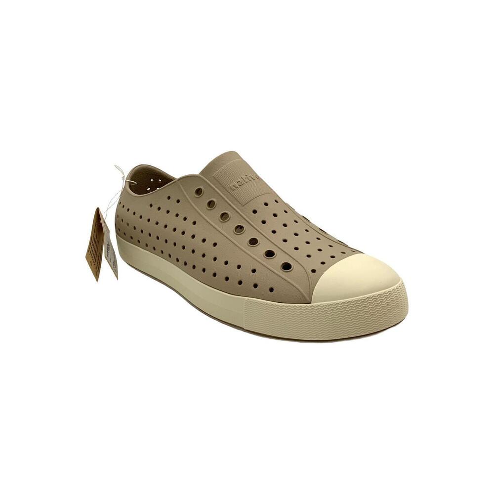 Native Shoes Men's Jefferson Sugarlite Sneakers Flax Tan/White Bone - Medium